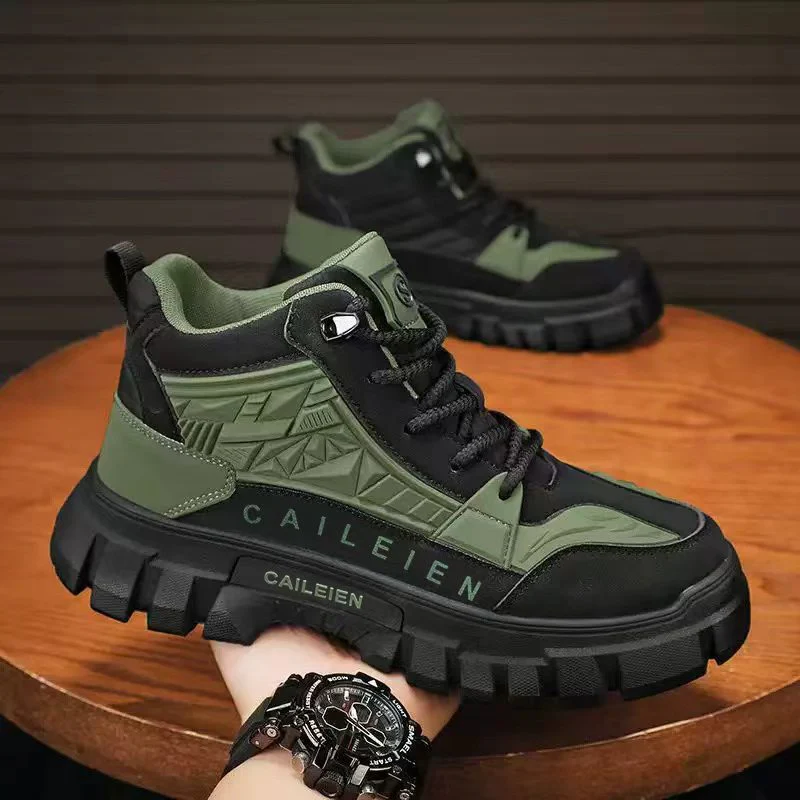 Damen Sportliche High-Top Sneakers mit robuster und rutschfester Sohle Heidi Mode - Image 7