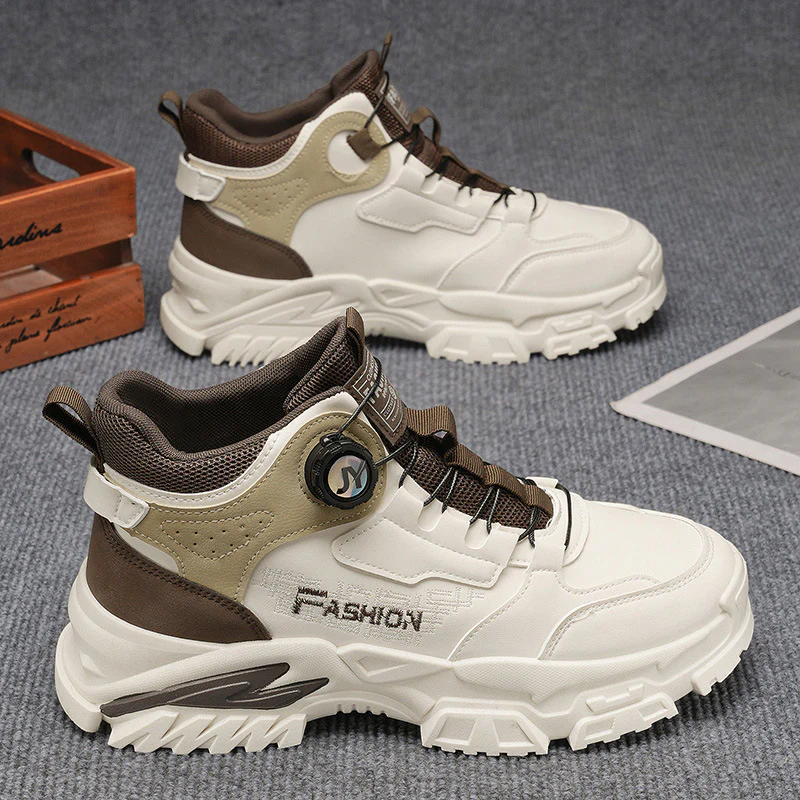 Damen Sportliche High-Top Sneakers mit rutschfestem Profil und modernem Design Heidi Mode
