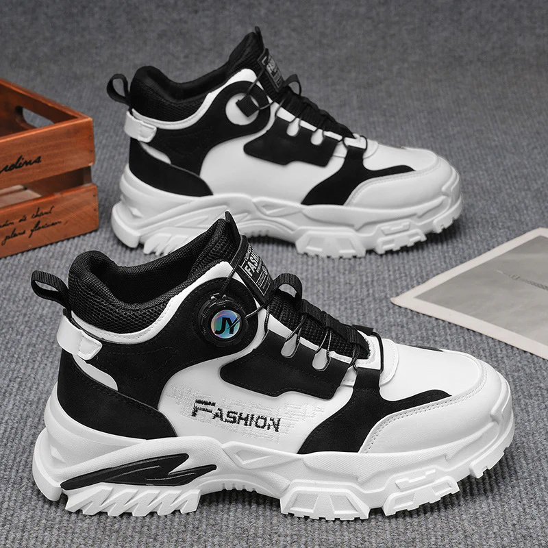 Damen Sportliche High-Top Sneakers mit rutschfestem Profil und modernem Design Heidi Mode - Image 2