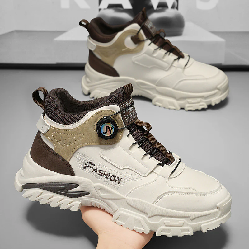 Damen Sportliche High-Top Sneakers mit rutschfestem Profil und modernem Design Heidi Mode - Image 3