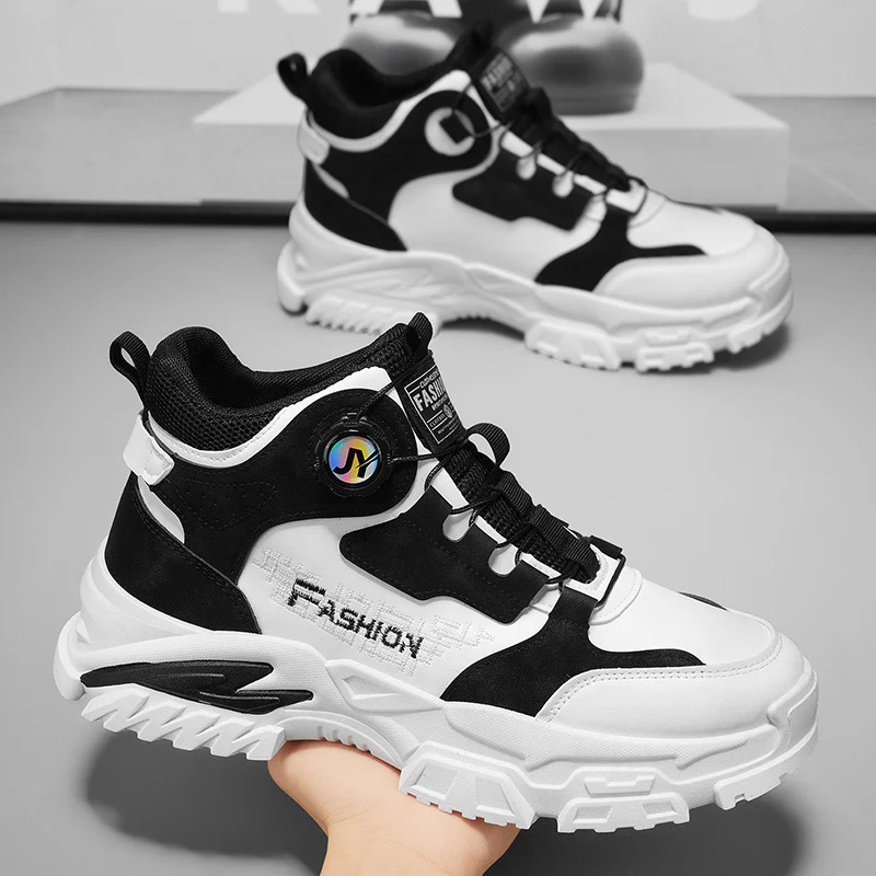 Damen Sportliche High-Top Sneakers mit rutschfestem Profil und modernem Design Heidi Mode - Image 4