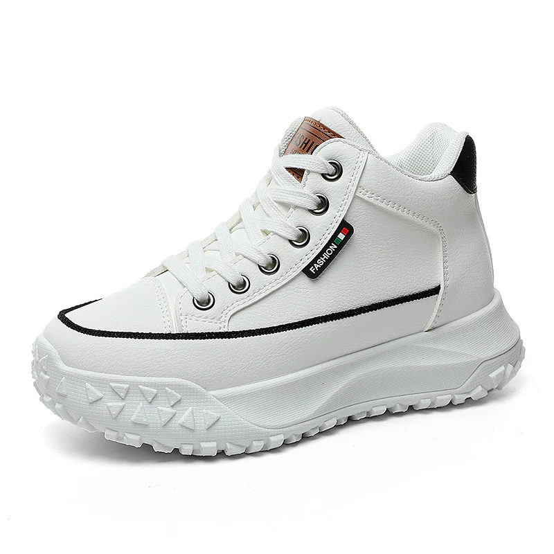 Damen Sportliche High-Top Sneakers mit rutschfester Gummisohle und hohem Tragekomfort Heidi Mode - Image 5