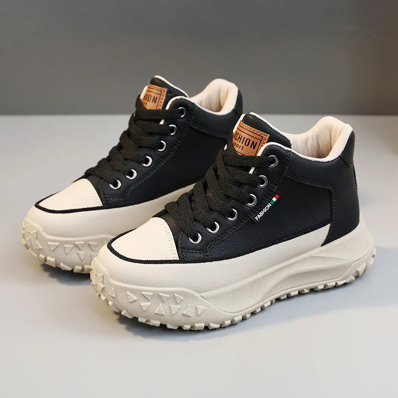 Damen Sportliche High-Top Sneakers mit rutschfester Gummisohle und hohem Tragekomfort Heidi Mode - Image 6