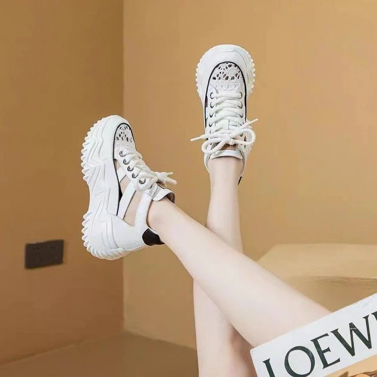 Damen Sportliche High-Top Sneakers mit rutschfester Profilsohle und atmungsaktivem Obermaterial Heidi Mode - Image 9