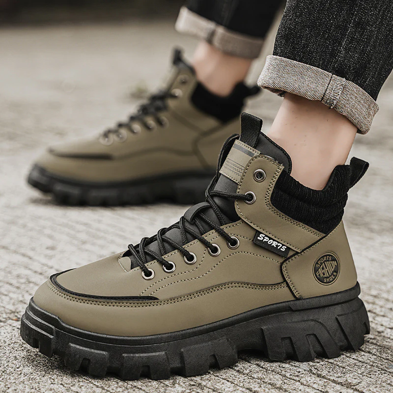 Damen Sportliche High-Top Sneakers mit rutschfester Sohle und dämpfendem Profil Heidi Mode - Image 8