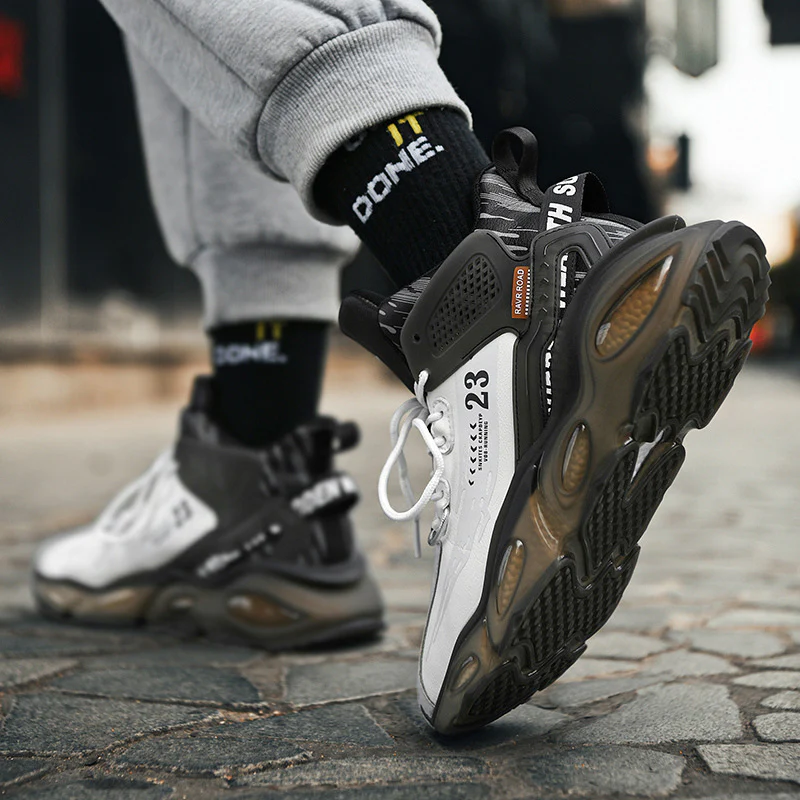 Damen Sportliche High-Top Sneakers mit stabilisierenden Features Heidi Mode - Image 2