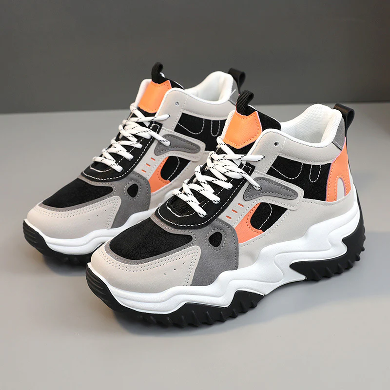 Damen sportliche High-Top Sneakers mit starkem Dämpfungssystem und strapazierfähigem Obermaterial Heidi Mode - Image 7