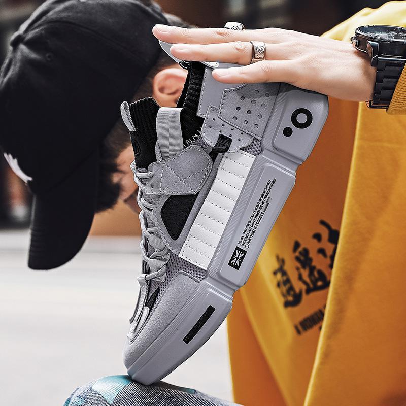 Damen Sportliche High-Top Sneakers mit strapazierfähigem Obermaterial und atmungsaktiver Struktur Heidi Mode - Image 2
