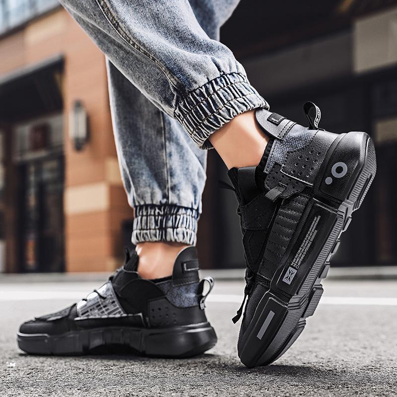 Damen Sportliche High-Top Sneakers mit strapazierfähigem Obermaterial und atmungsaktiver Struktur Heidi Mode - Image 5