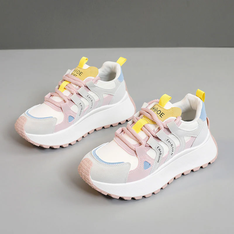 Damen Sportliche High-Top Sneakers mit trendiger Dämpfung und atmungsaktiver Oberflächenstruktur Heidi Mode - Image 7
