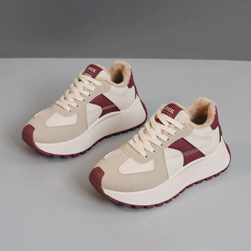 Damen Sportliche High-Top Sneakers mit warmem Fleece-Futter Heidi Mode - Image 7