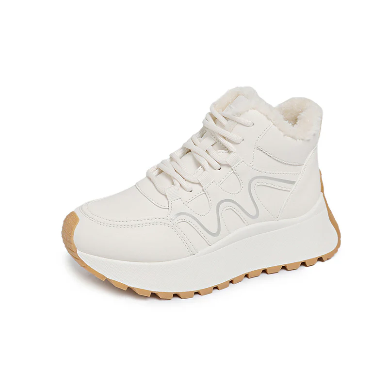 Damen sportliche High-Top Sneakers mit warmem Innenfutter und rutschfester Sohle Heidi Mode - Image 7