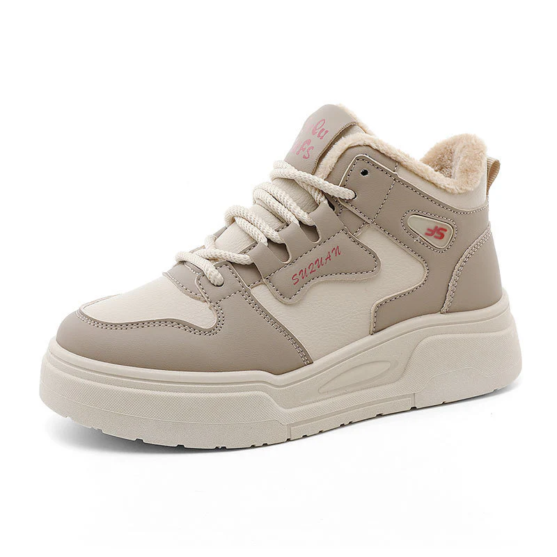 Damen Sportliche High-Top Sneakers mit weichem Fleece-Futter Heidi Mode - Image 5