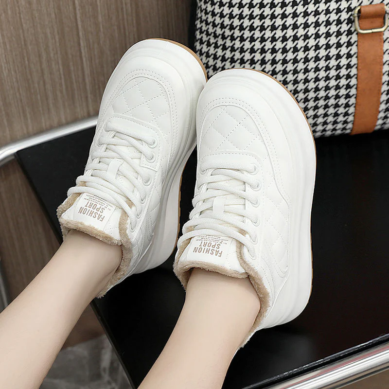 Damen Sportliche High-Top Sneakers mit Weichfutter und rutschfester Sohle Heidi Mode - Image 3
