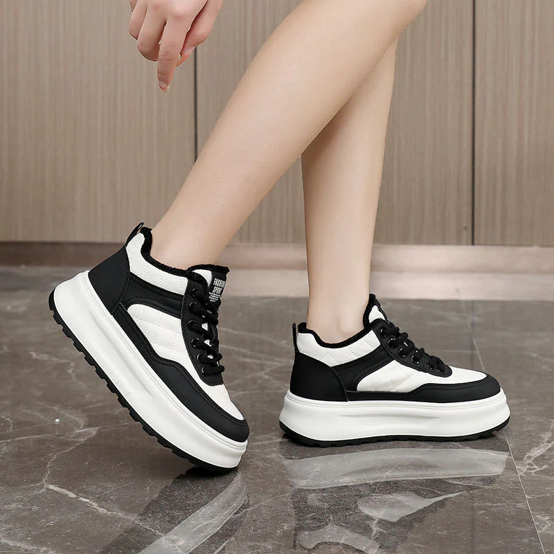 Damen Sportliche High-Top Sneakers mit Weichfutter und rutschfester Sohle Heidi Mode - Image 4