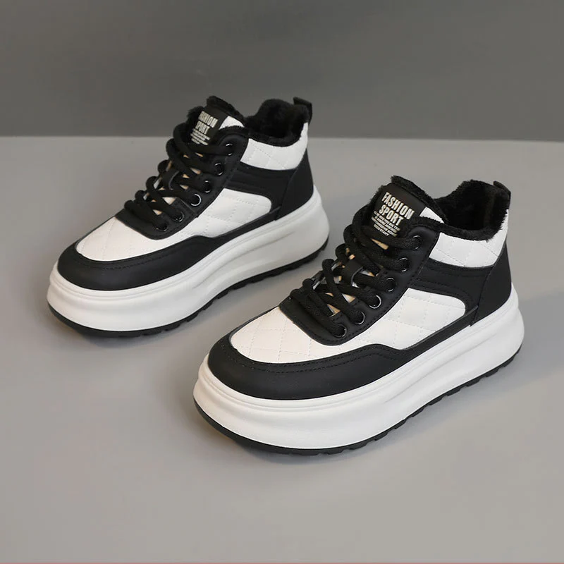Damen Sportliche High-Top Sneakers mit Weichfutter und rutschfester Sohle Heidi Mode - Image 7