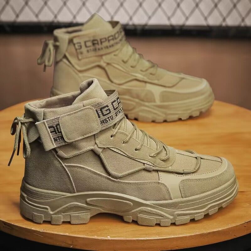 Damen Sportliche High-Top Stiefel mit robustem Sohlenprofil Heidi Mode