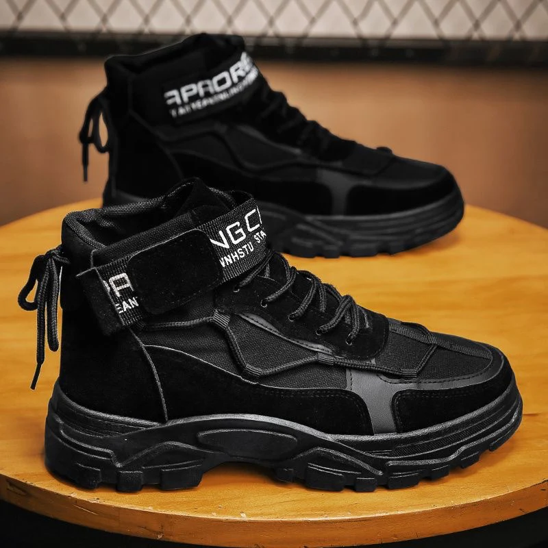 Damen Sportliche High-Top Stiefel mit robustem Sohlenprofil Heidi Mode - Image 3
