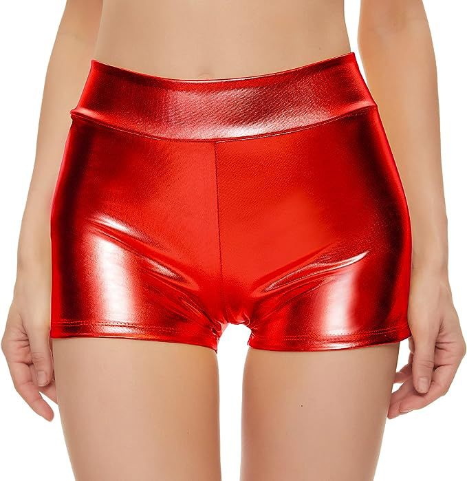 Damen Sportliche Hochbund Shorts Heidi-Mode - Image 7