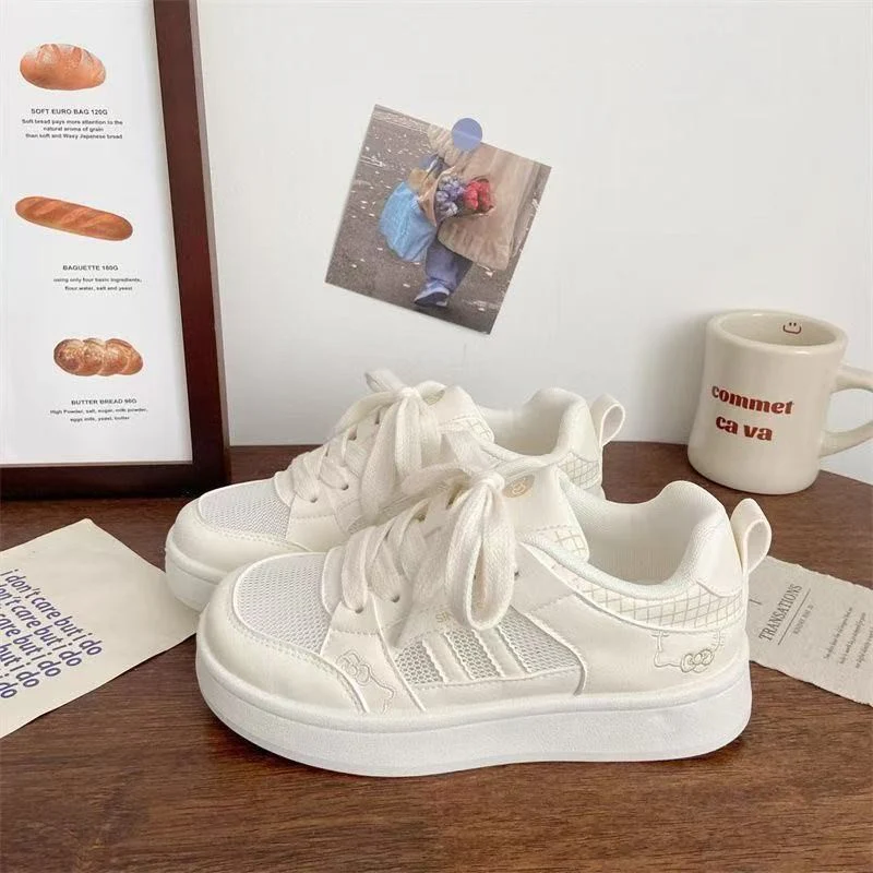 Damen Sportliche Hochsohle Sneakers mit verspieltem Design Heidi Mode - Image 4