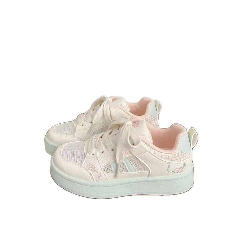 Damen Sportliche Hochsohle Sneakers mit verspieltem Design Heidi Mode - Image 5