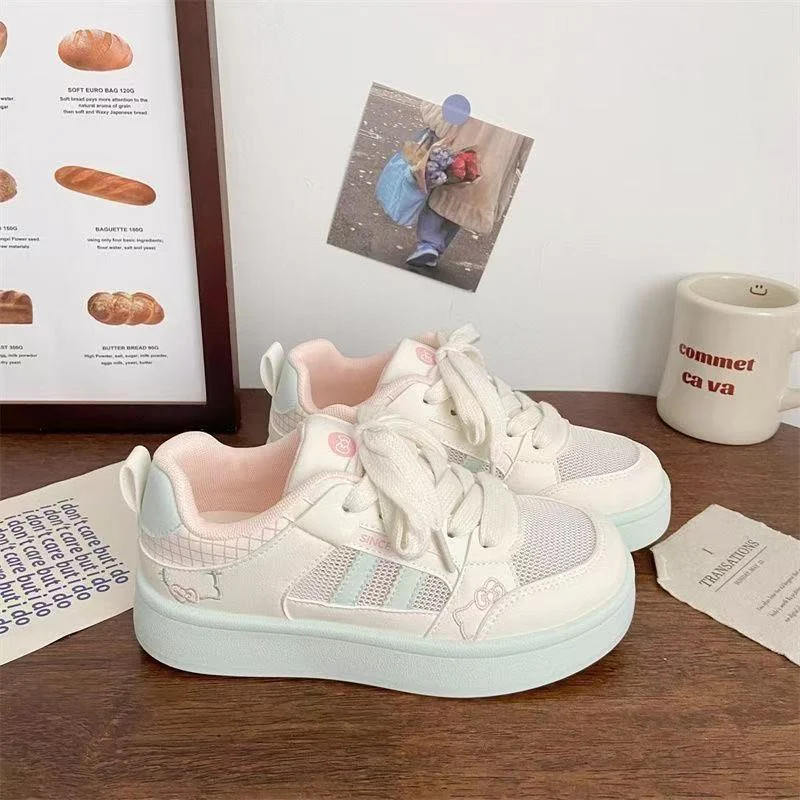 Damen Sportliche Hochsohle Sneakers mit verspieltem Design Heidi Mode - Image 6