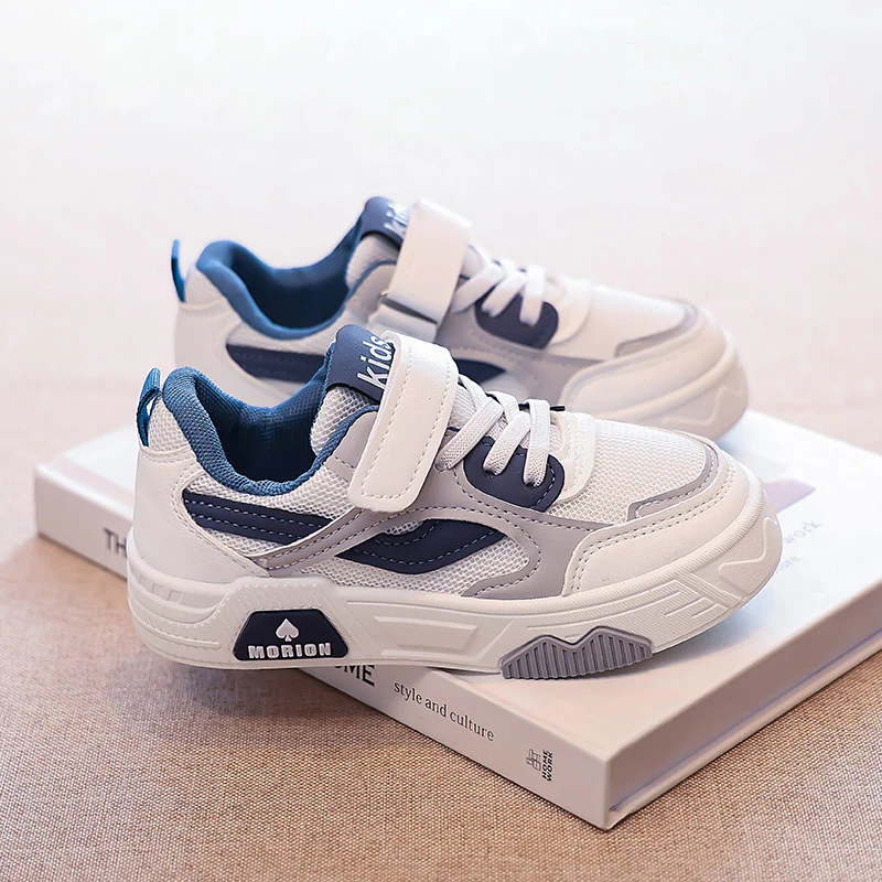 Damen Sportliche Kindersneaker mit praktischen Klettverschluss und atmungsaktiver Mesh-Oberfläche Heidi Mode - Image 2