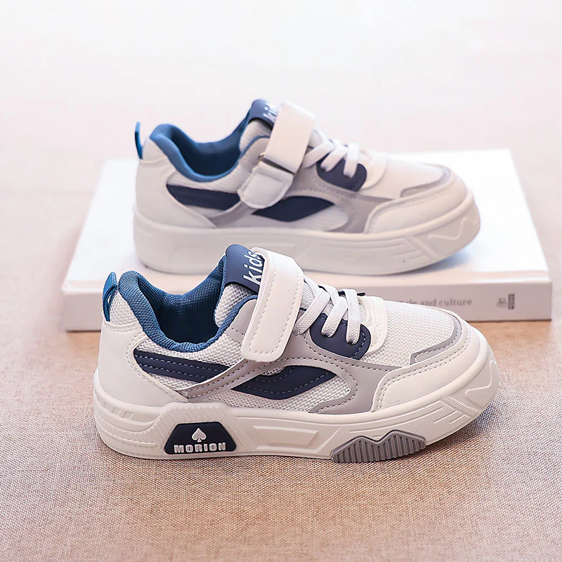 Damen Sportliche Kindersneaker mit praktischen Klettverschluss und atmungsaktiver Mesh-Oberfläche Heidi Mode - Image 3