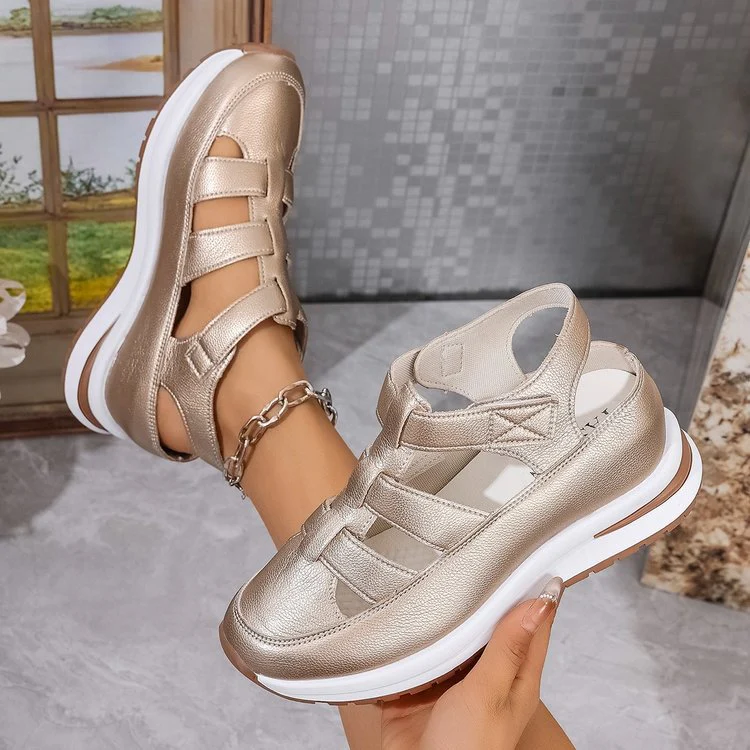 Damen Sportliche Klettsandalen mit dämpfender Sohle und atmungsaktiver Struktur Heidi Mode - Image 3