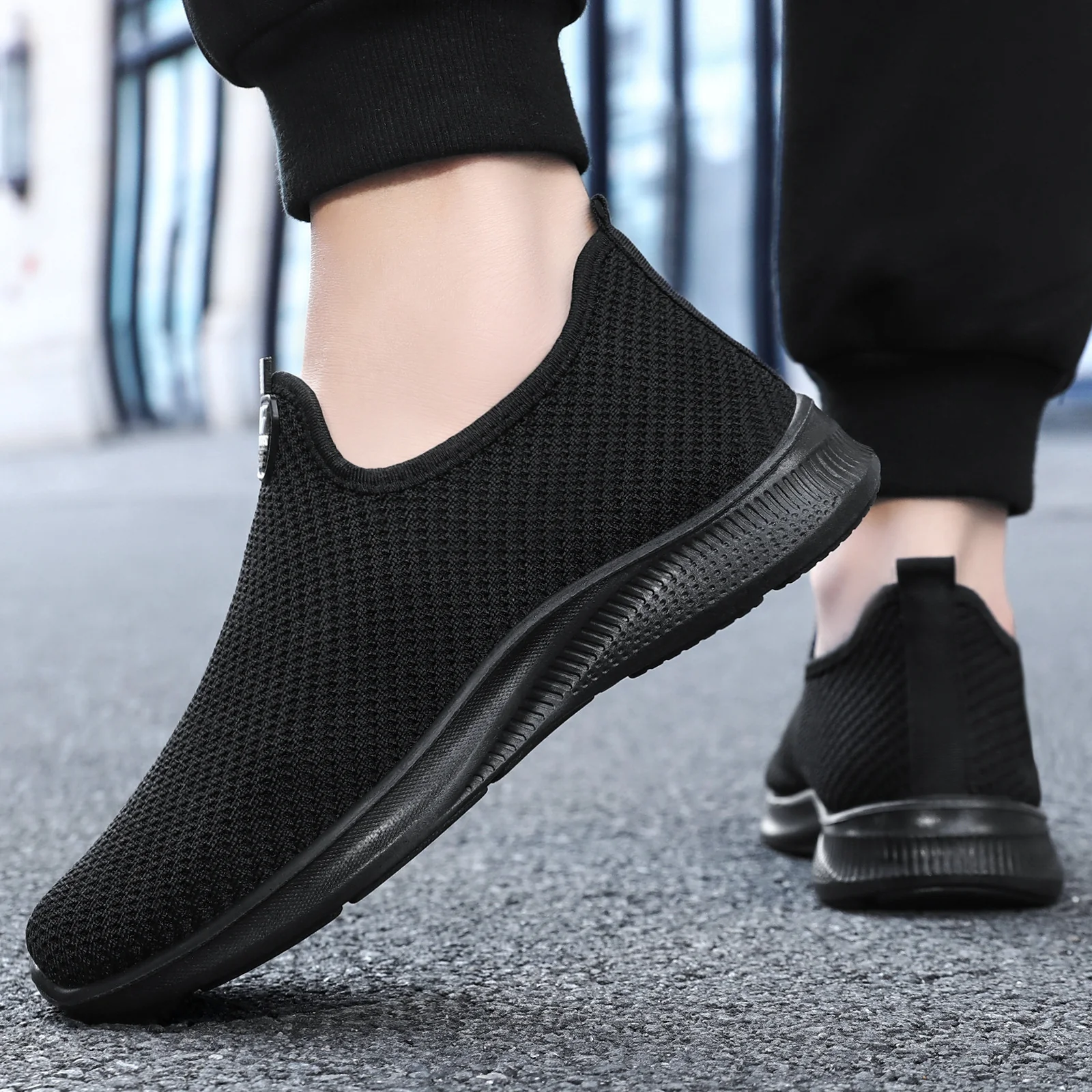 Damen Sportliche Knit-Sneaker mit atmungsaktivem Obermaterial Heidi Mode - Image 4