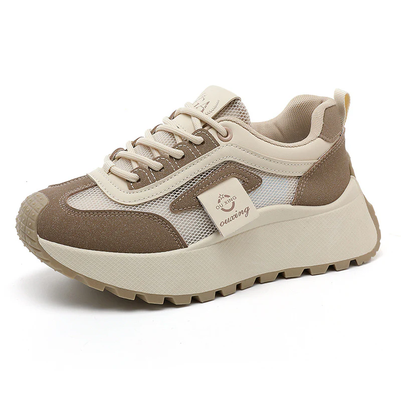 Damen Sportliche Komfort-Sneaker mit atmungsaktivem Mesh-Obermaterial und dämpfender Sohle Heidi Mode - Image 5