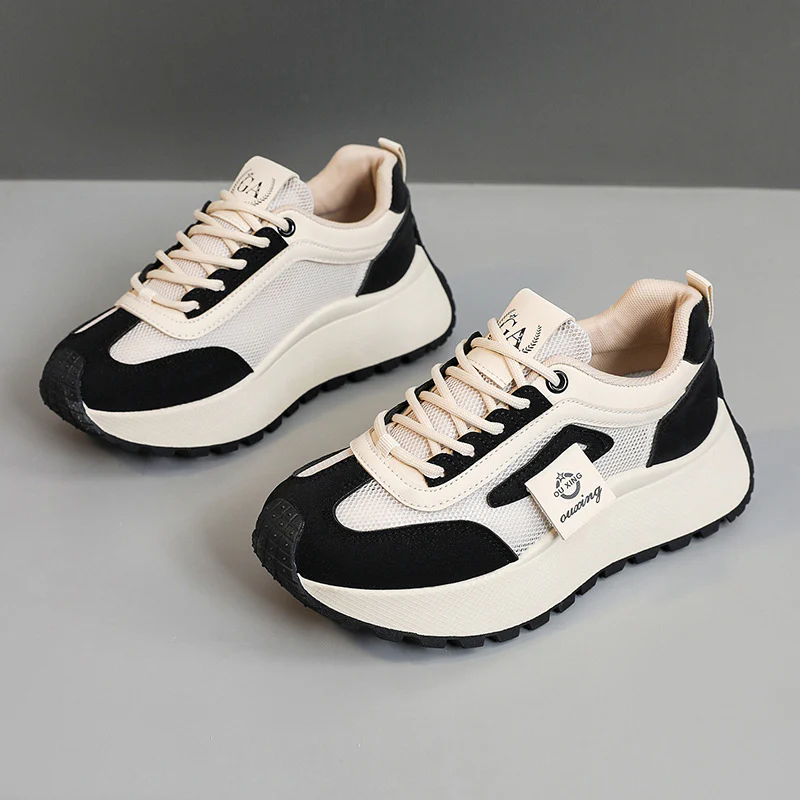 Damen Sportliche Komfort-Sneaker mit atmungsaktivem Mesh-Obermaterial und dämpfender Sohle Heidi Mode - Image 8