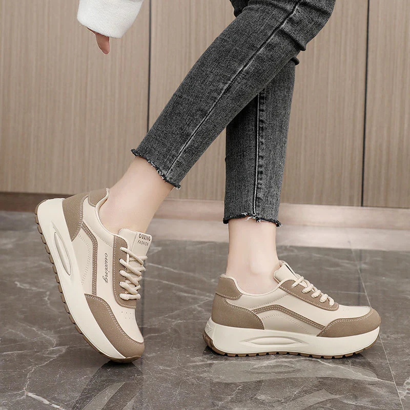 Damen Sportliche Komfort-Sneaker mit dämpfendem Sohlenprofil und atmungsaktiver Oberstruktur Heidi Mode - Image 3
