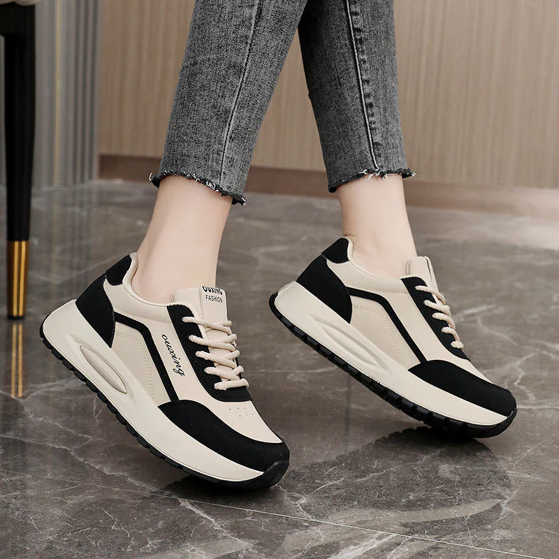 Damen Sportliche Komfort-Sneaker mit dämpfendem Sohlenprofil und atmungsaktiver Oberstruktur Heidi Mode - Image 4