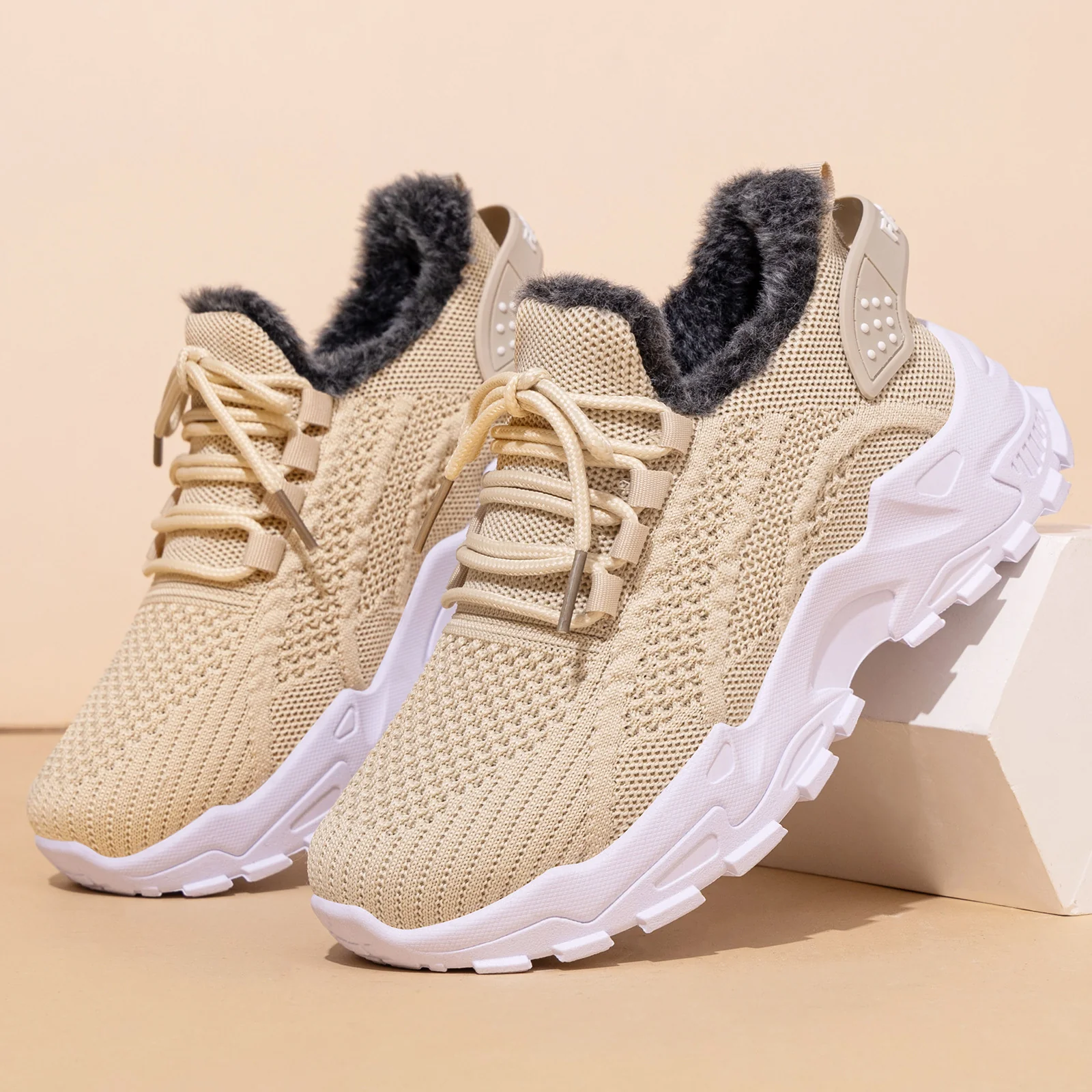 Damen Sportliche Komfort Sneaker mit kuscheligem Innenfutter Heidi Mode - Image 3