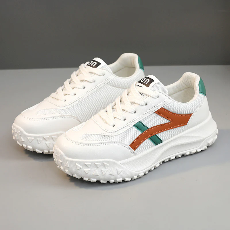 Damen Sportliche Komfort-Sneaker mit rutschfestem Profil und atmungsaktiver Obermaterialstruktur Heidi Mode - Image 6