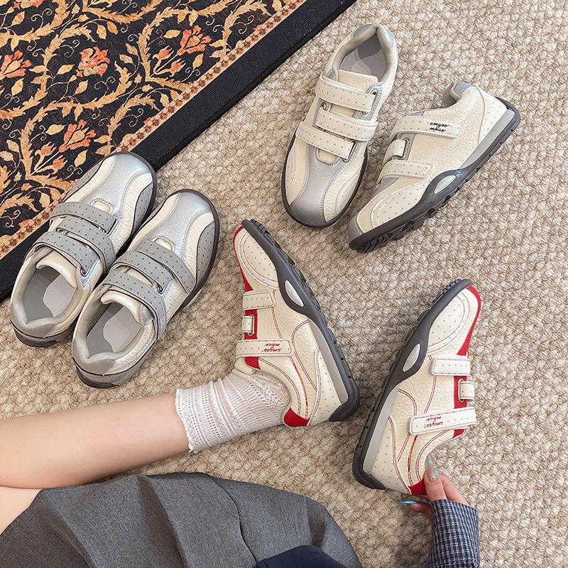 Damen Sportliche Komfort Sneakers mit verstellbarem Klettverschluss Heidi Mode - Image 4