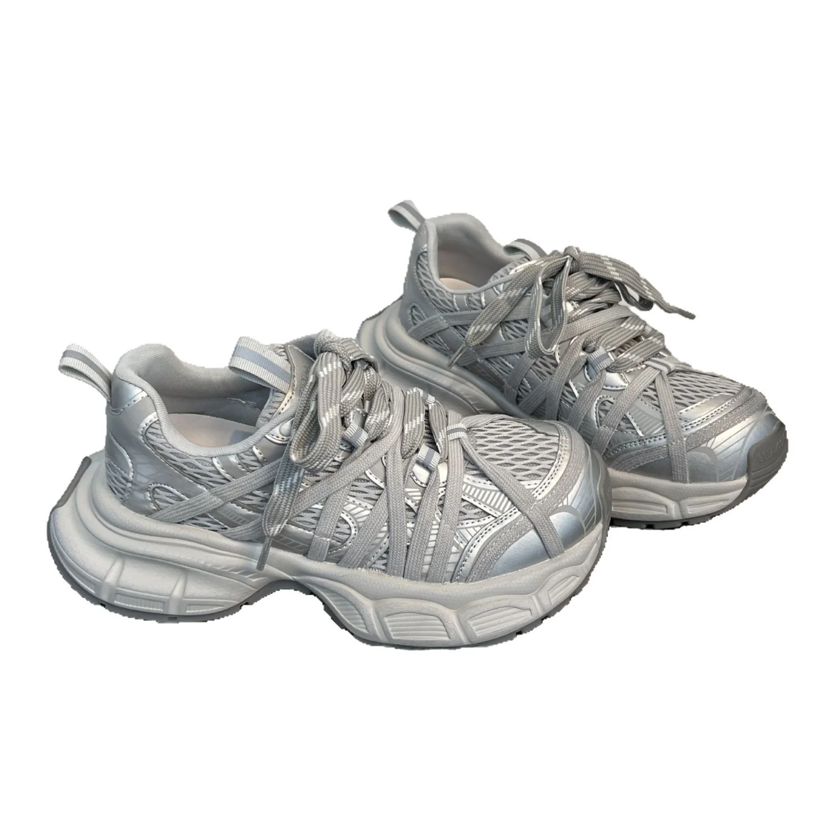 Damen Sportliche Lauf-Schuhe mit atmungsaktivem Mesh-Obermaterial und dämpfender Sohle Heidi Mode - Image 5