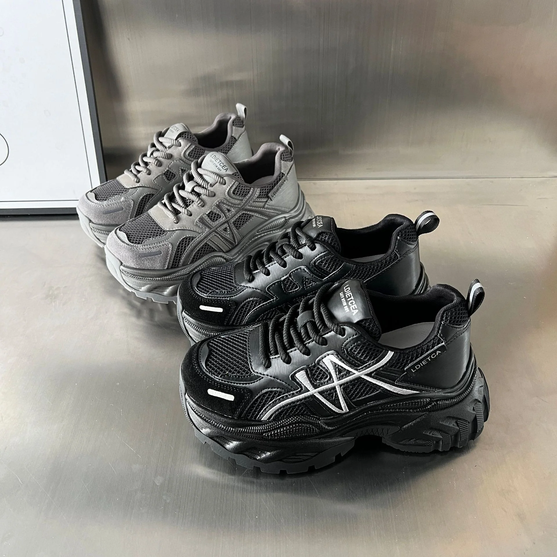 Damen Sportliche Lauf-Schuhe mit verstärkter Sohle und atmungsaktivem Mesh-Heidi Mode - Image 3