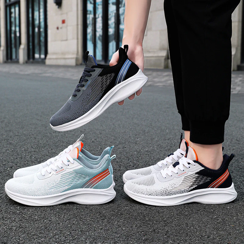 Damen Sportliche Lauf-Sneaker mit atmungsaktivem Mesh-Obermaterial und dämpfender Sohle Heidi Mode - Image 4