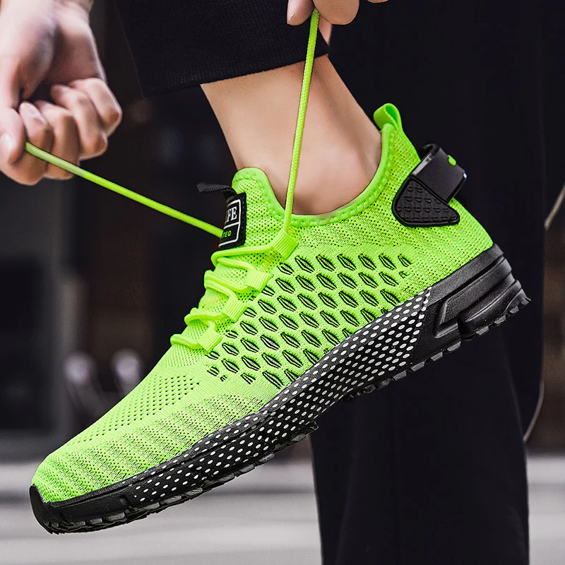Damen Sportliche Lauf-Sneaker mit atmungsaktivem Mesh-Obermaterial und dämpfender Sohle Heidi Mode - Image 3