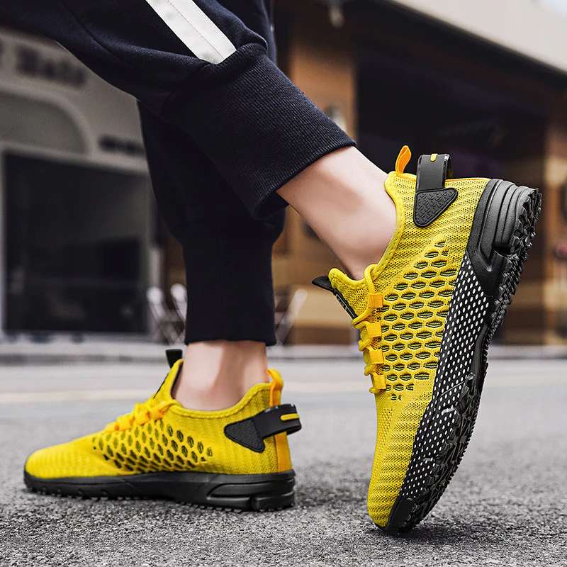 Damen Sportliche Lauf-Sneaker mit atmungsaktivem Mesh-Obermaterial und dämpfender Sohle Heidi Mode - Image 4