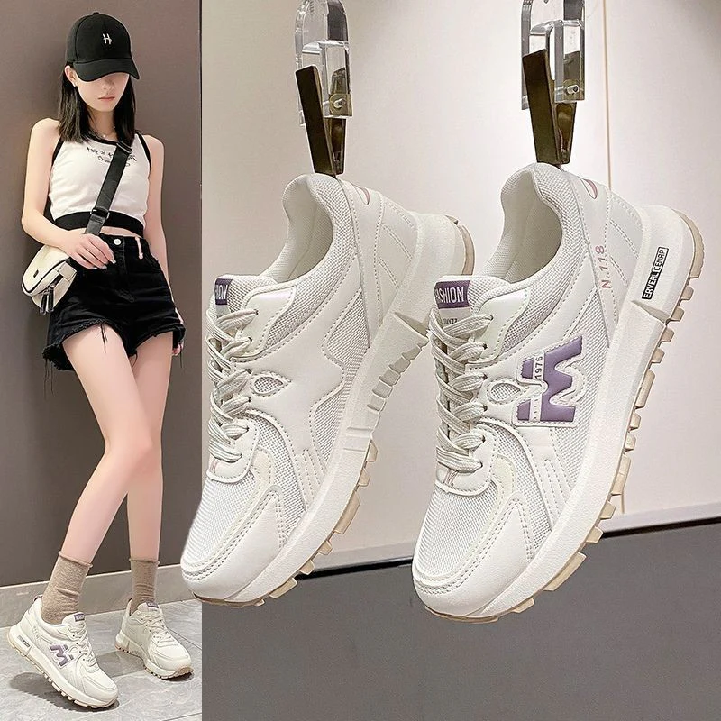 Damen Sportliche Lauf-Sneaker mit atmungsaktivem Mesh-Obermaterial und gepolsterter Sohle Heidi Mode - Image 6