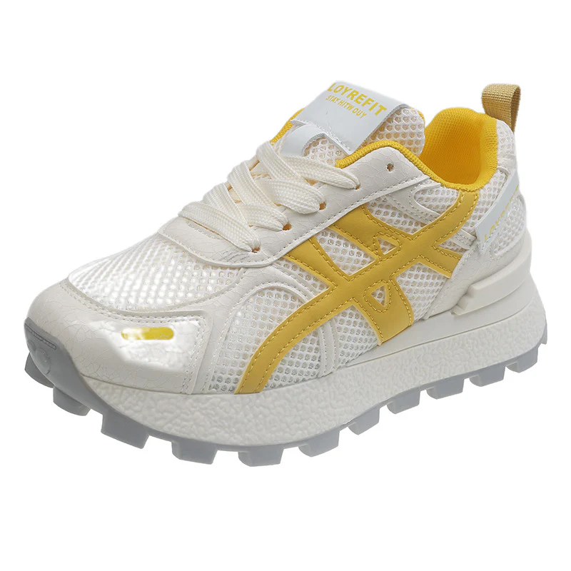 Damen Sportliche Lauf-Sneaker mit atmungsaktivem Mesh-Obermaterial und rutschfester Sohle Heidi Mode - Image 5