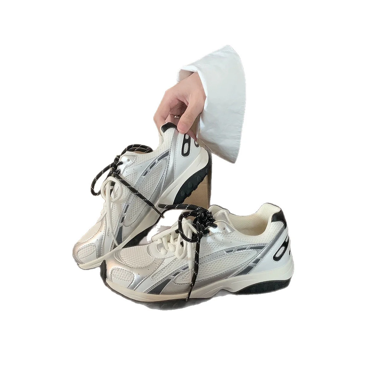 Damen Sportliche Lauf-Sneaker mit atmungsaktivem Mesh-Obermaterial und stabiler Sohle Heidi Mode - Image 5