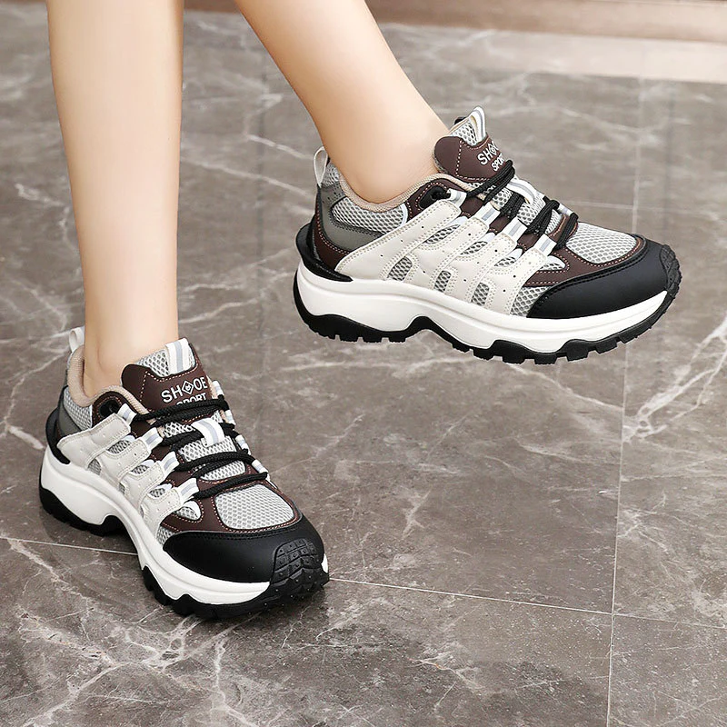Damen Sportliche Lauf-Sneaker mit atmungsaktivem Obermaterial und dämpfender Sohle Heidi Mode - Image 3