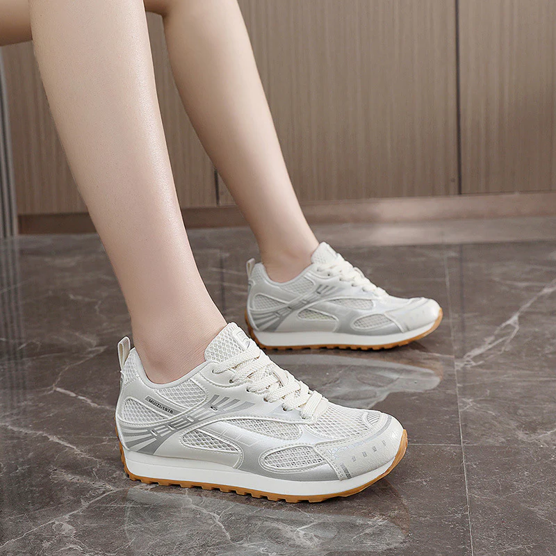 Damen Sportliche Lauf-Sneaker mit atmungsaktivem Obermaterial und rutschfester Sohle Heidi Mode - Image 3