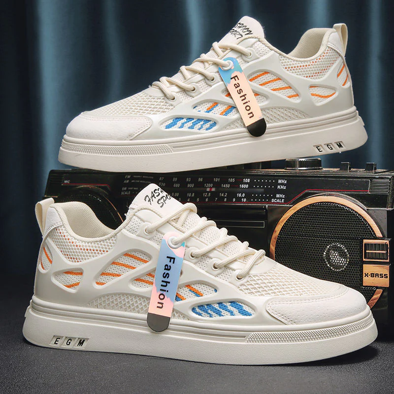 Damen Sportliche Lauf-Sneaker mit atmungsaktiven Mesh-Einsätzen und flexibler Sohle Heidi Mode - Image 4