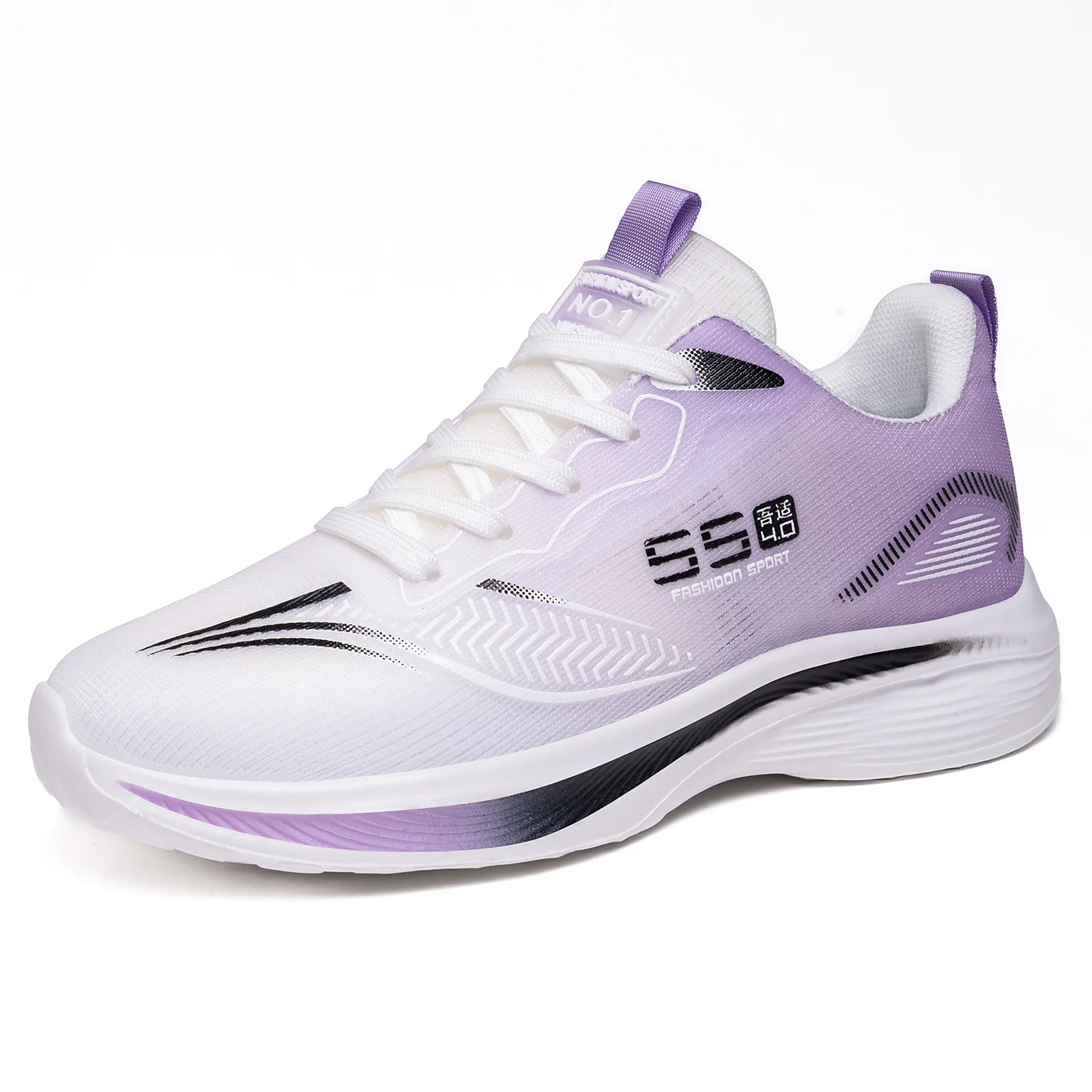 Damen Sportliche Lauf-Sneaker mit atmungsaktiver Mesh-Konstruktion und stoßdämpfendem Fußbett Heidi Mode - Image 5