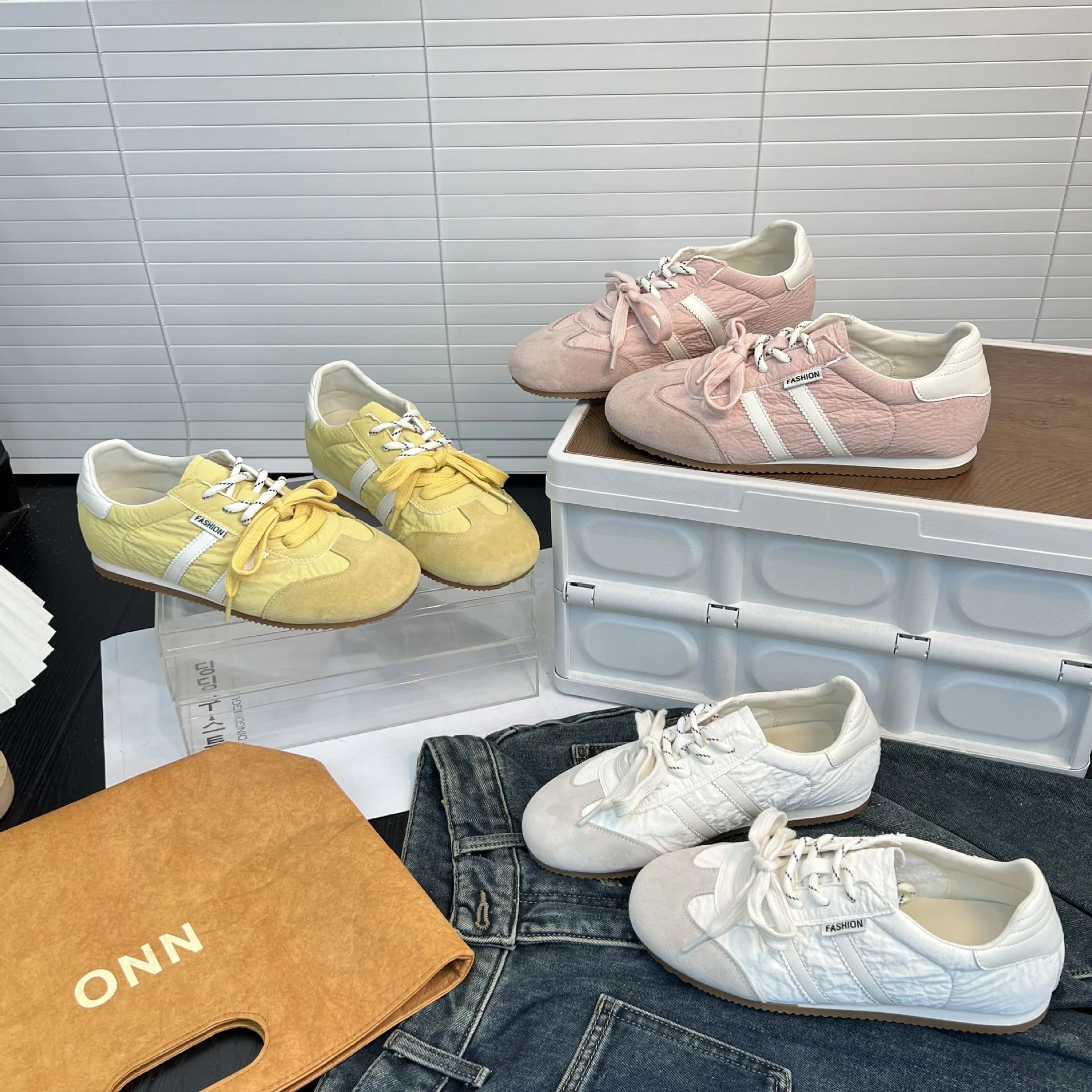 Damen Sportliche Lauf-Sneaker mit atmungsaktiver Mesh-Oberfläche und dämpfendem Fußbett Heidi Mode - Image 4